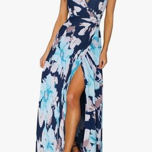 NWT OUGES Women’s Floral Maxi Dress